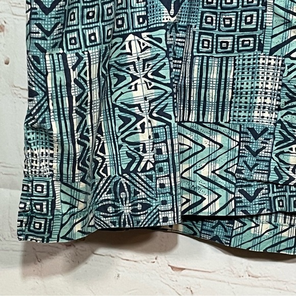 Tori Richard Honolulu Shirt Mens Large Geometric Graphic Print Button Up - Picture 10 of 13